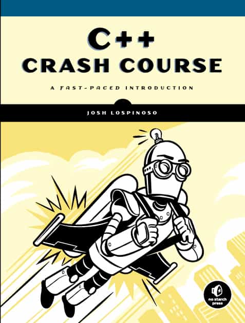 The cover of the book showing a winged robot with a jetpack.