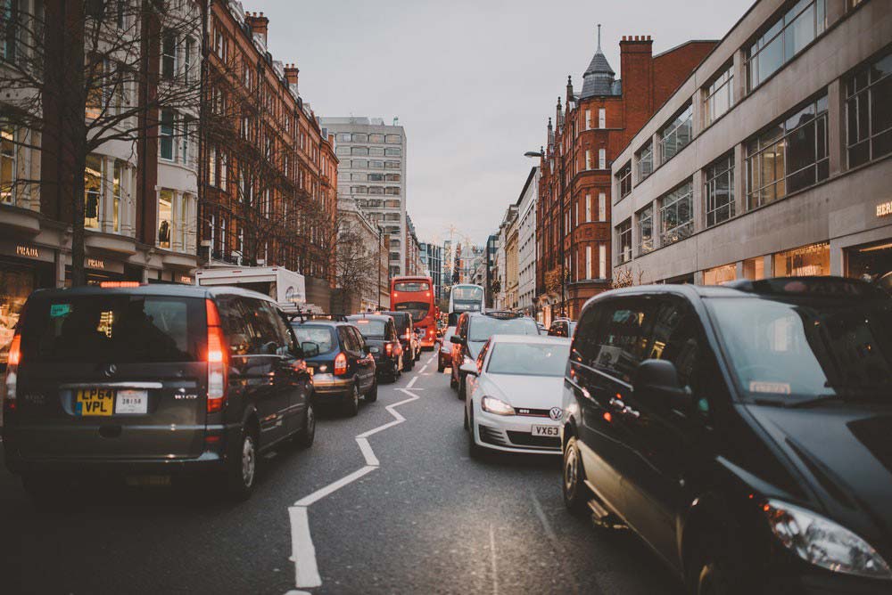 Cars in stand-still traffic. The 9am Rush Hour. Photo by Anouk Fotografeert on Unsplash